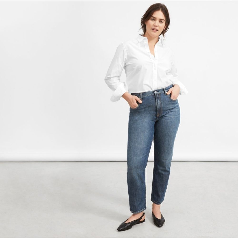 Everlane High Rise Straight Jean 26 Regular